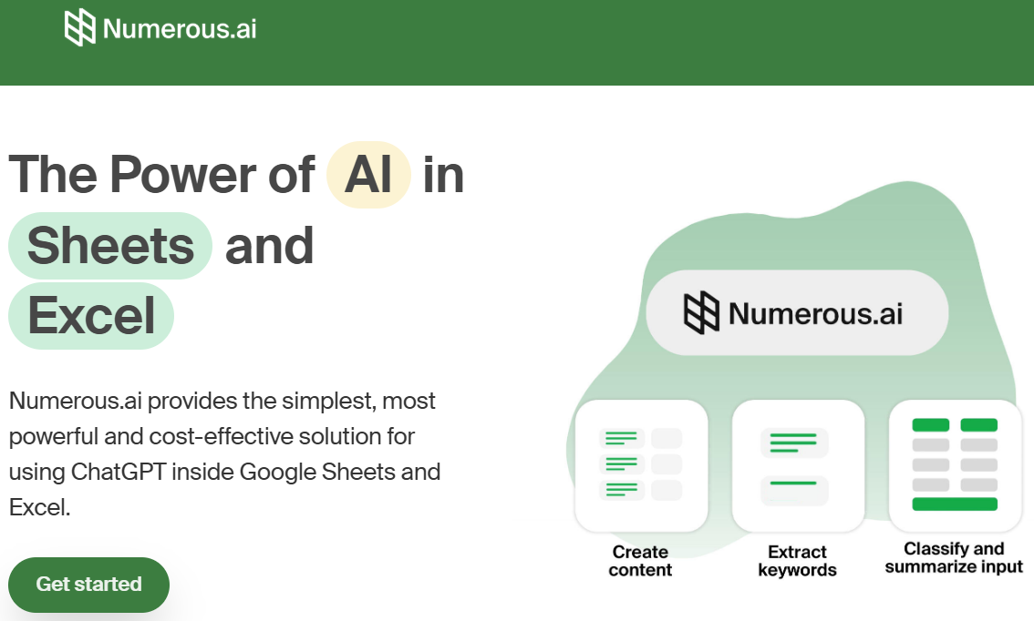 numerous.ai 사이트