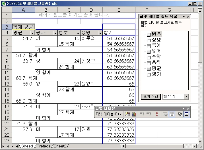 점수별 그룹목록 만들기 관련 원본 이미지 3