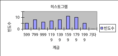 히스토그램 완성 결과