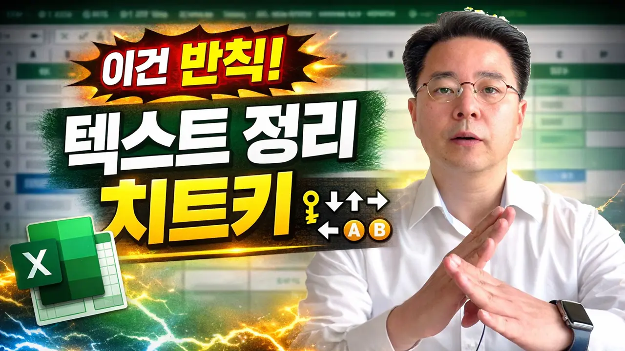 엑셀 노가다의 종말, 이 4개 함수면 데이터 정리가 놀랍도록 쉬워집니다