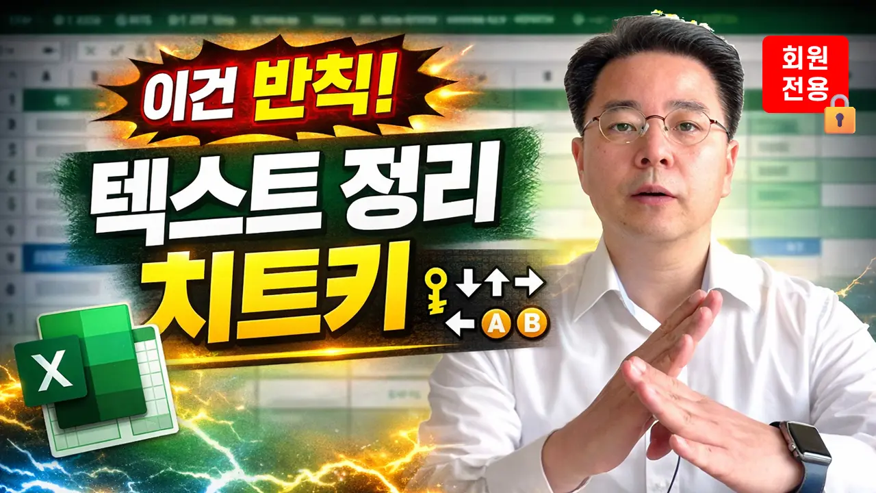 [풀 버전] 엑셀 노가다의 종말, 이 4개 함수면 데이터 정리가 '놀랍도록' 쉬워집니다