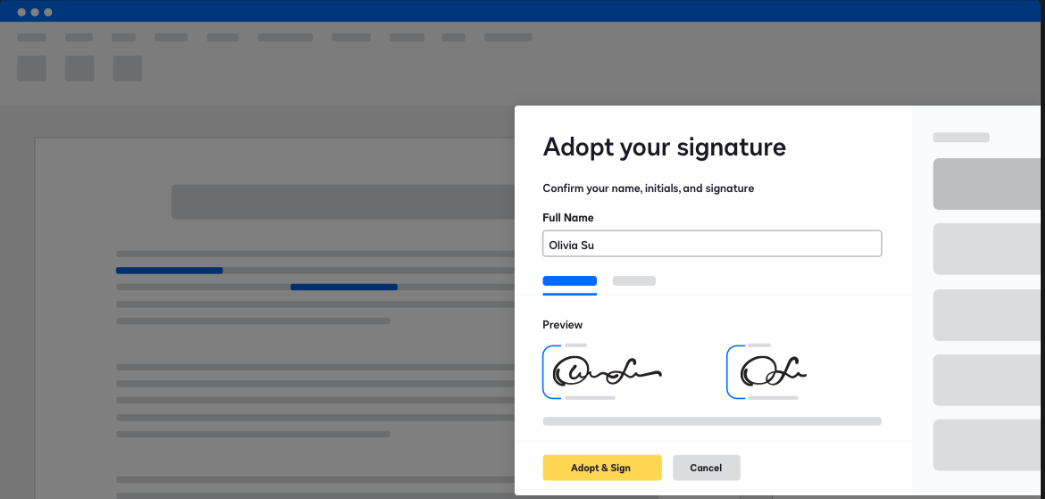 Word용 Dicusign 애드인 사용 이미지