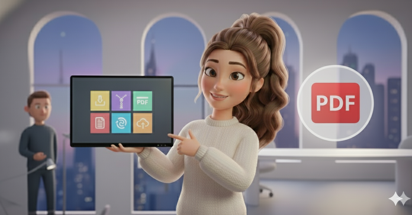 온라인 PDF 압축 도구 4가지 소개 화면